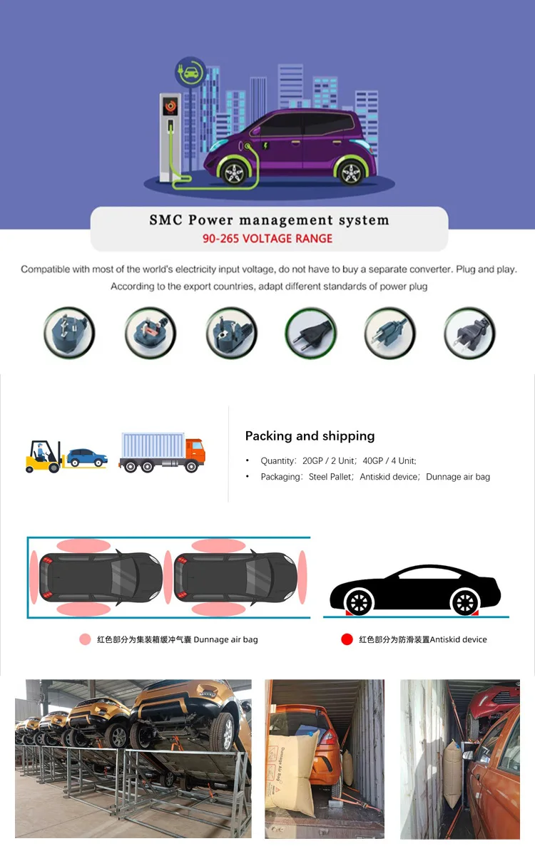 Electric Cargo Chinese Electric Car  Right Hand Drive Electric Car Automobiles Solar Car