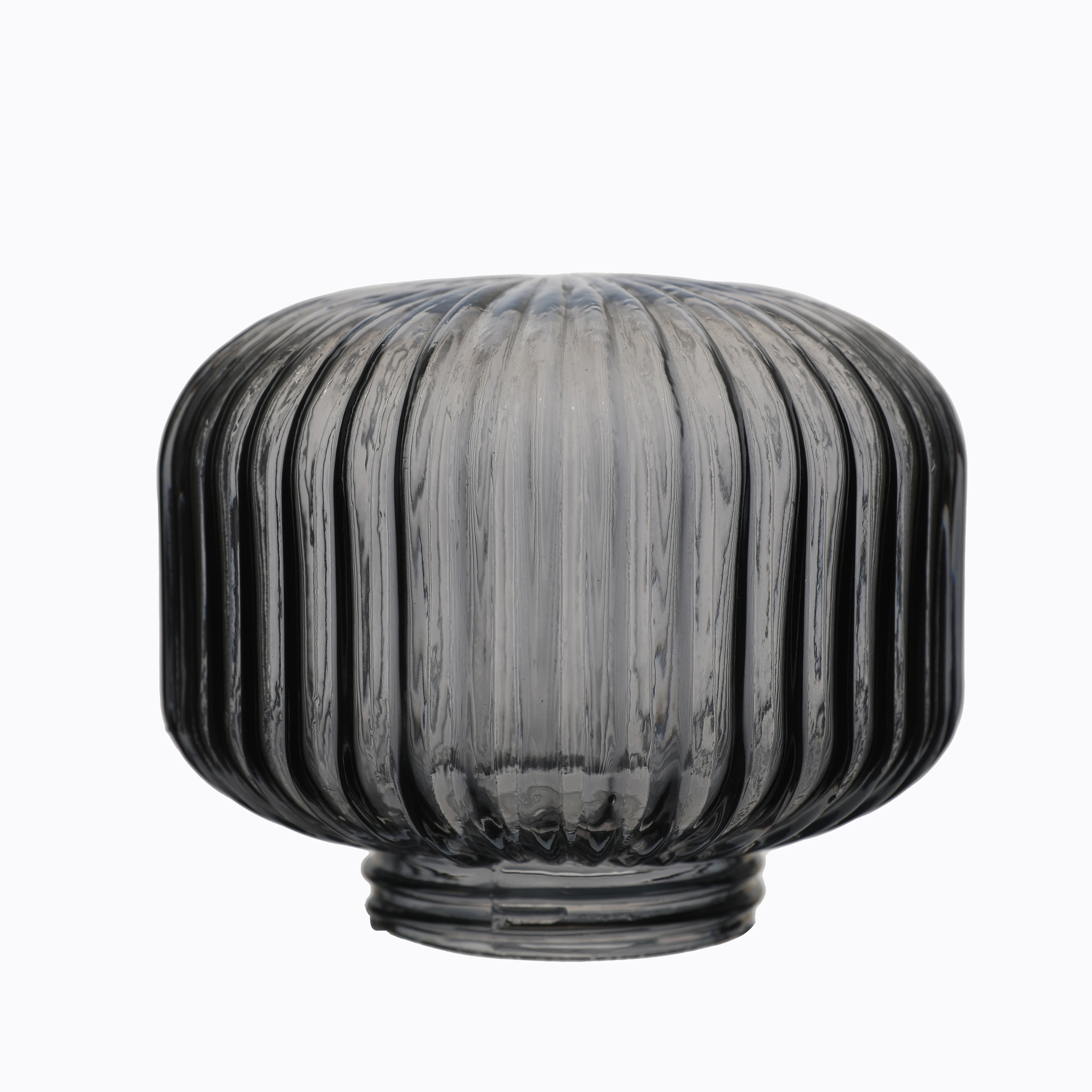 Factory Hand-blown Glass Lamp Shade Replacement Living Room Black Glass ...