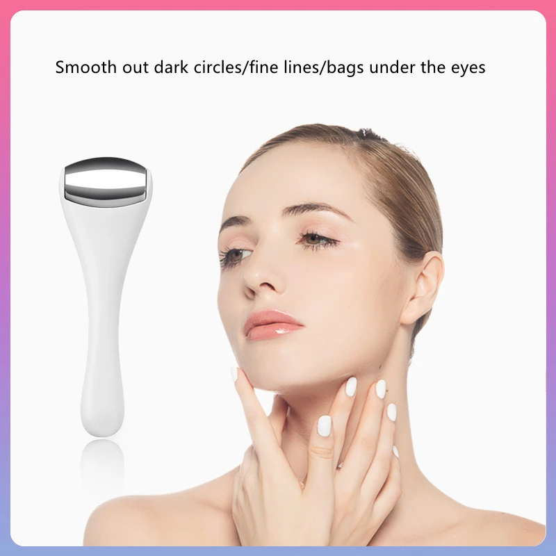 Facial Roller Home Use Mini Needleless Ice Roller Metal Eye Roller