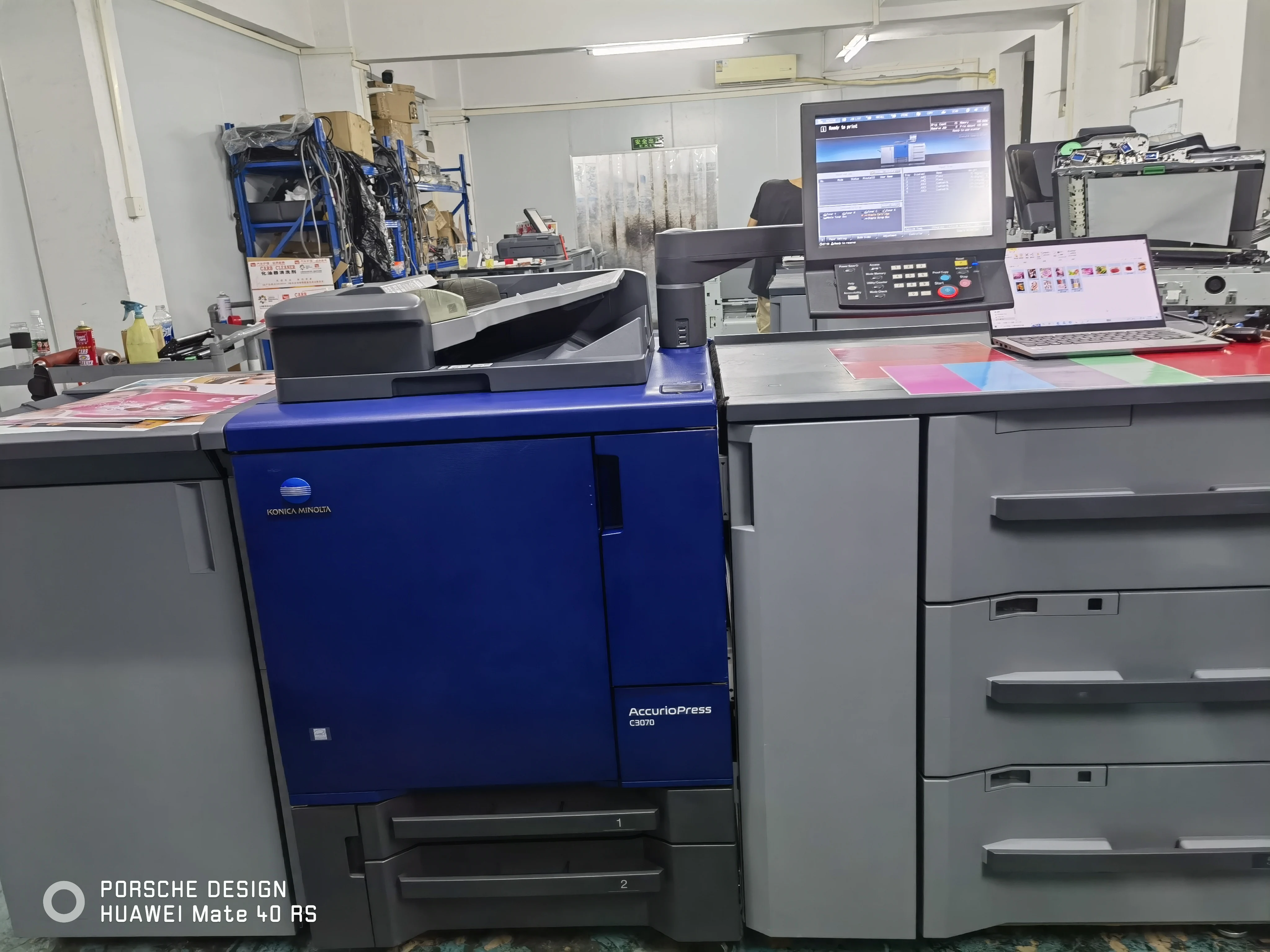 A3 Color Copiers for Konica Minolta Bizhub Press C1085 C1100 C6100 C6085 with Finisher and Paper Bank