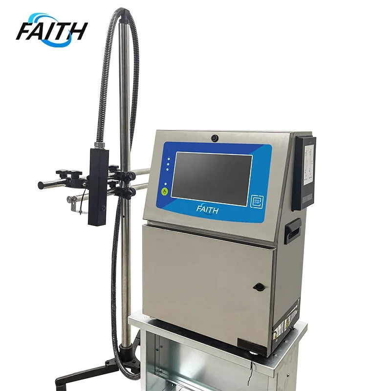 Faith Automatic Inkjet Printer FBP001 Continuous Inkjet Label and Card Printer New and High Quality Online Printer