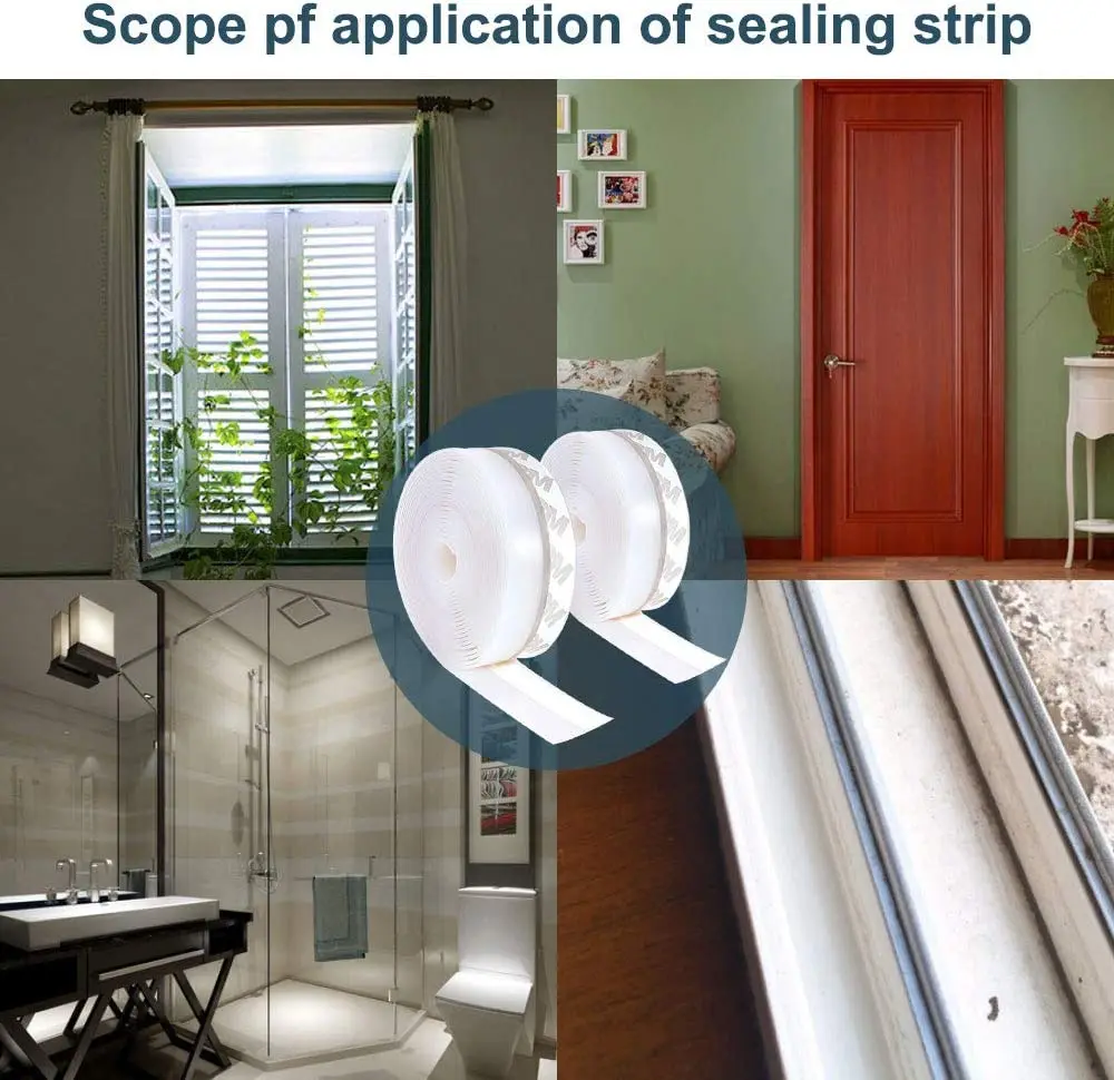 Soundproof Windows Sweep Soundproof Self Adhesive Door Bottom Seal Stripping Under Sweep ...