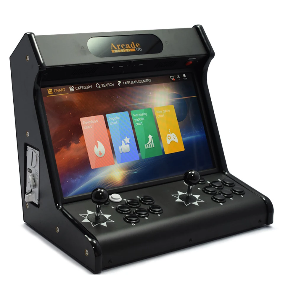 Mini table top machine with Classical games 8000 In 1 Game PCB/ joystick/Mini vertical type arcade machine