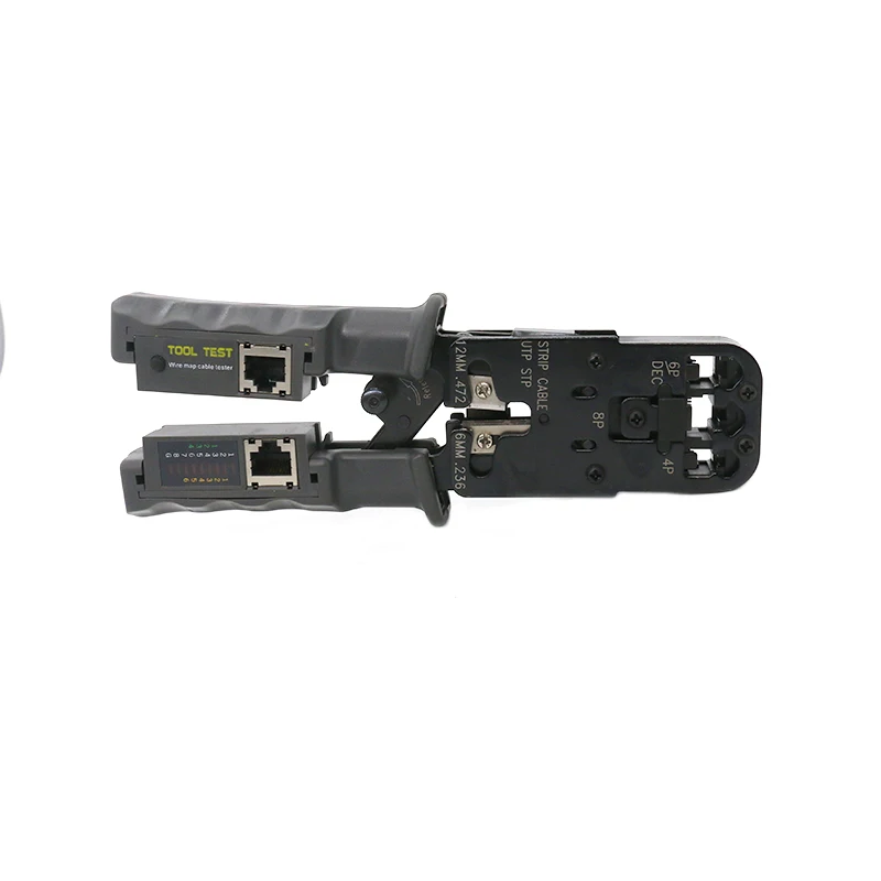MT-8107 LAN Cable Tester Hand Tool Network Tester Tool 4P 6P 8P RJ45 Modular Plug Crimping Tool