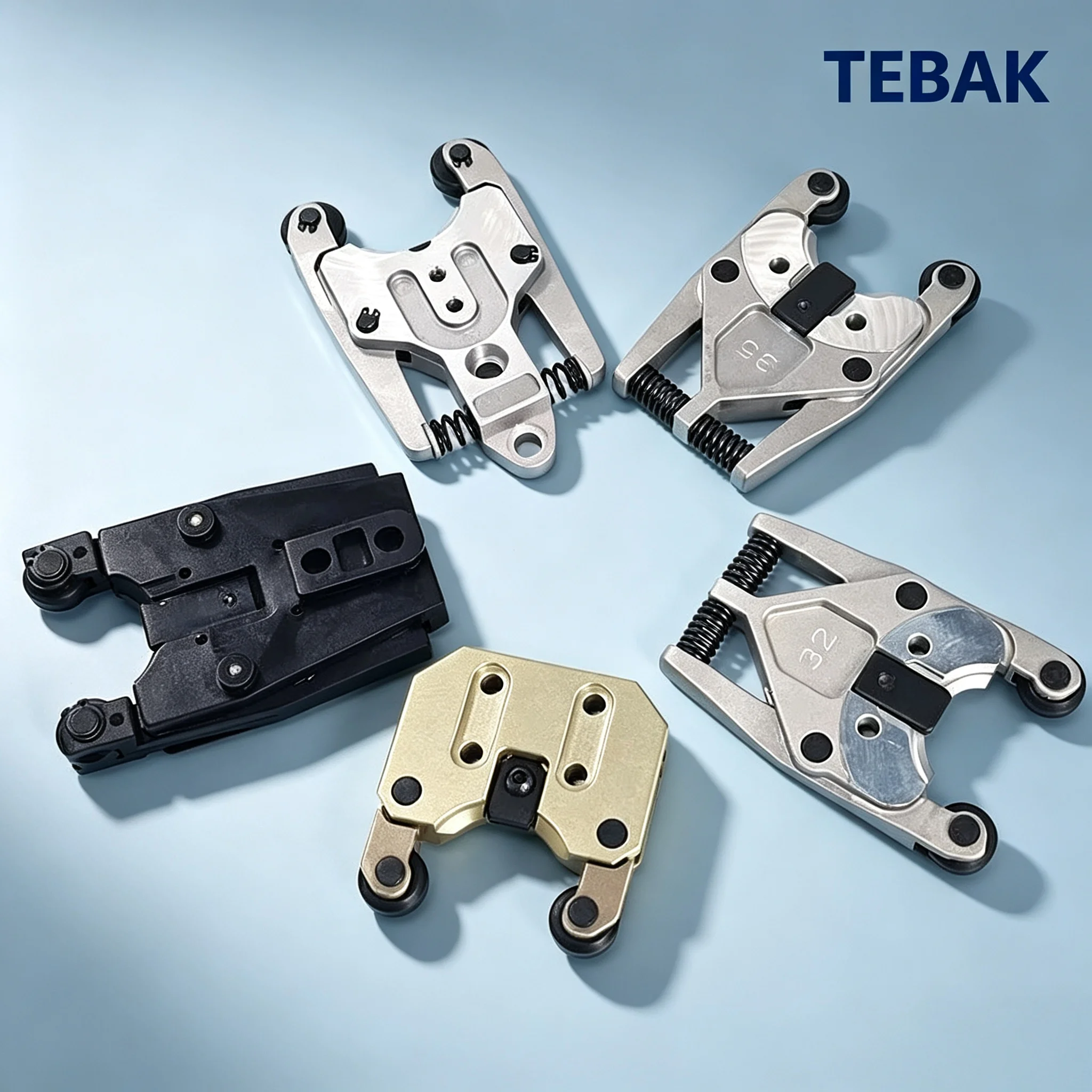 CNC Machine Center Spindle Pull Claw BT30 BT40 BT50 4 Petal Gripper External & Internal Thread Tool Clamp for Milling