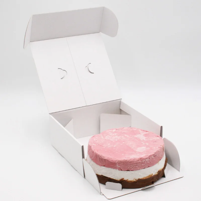 Recycle Luxury Custom Birthday Cake Gift Box Food Bento Takeaway