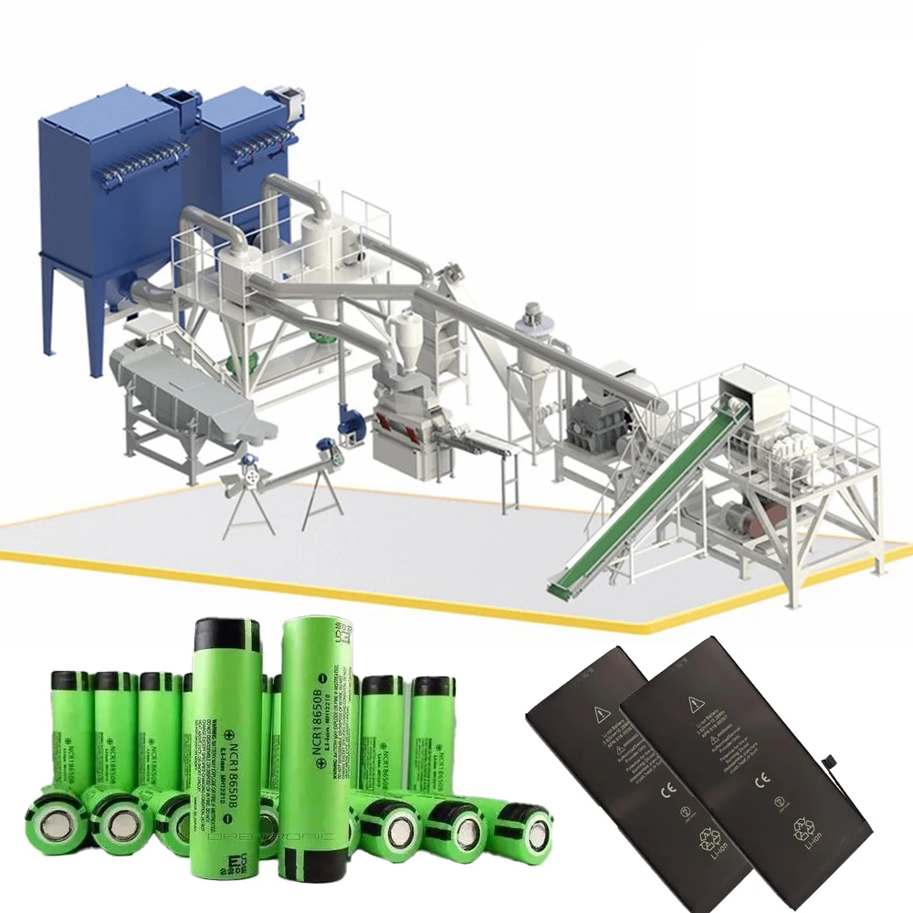 Lithium Battery Recycling Machine Equipment Lithium Ion Ba Battery Lithium Scrap