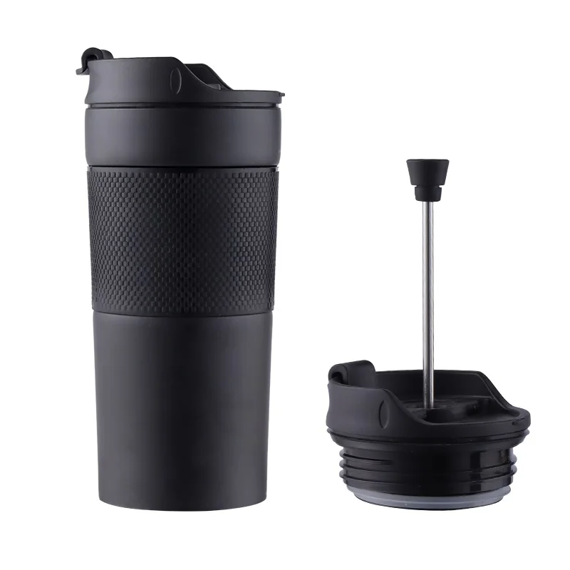 Vacuum Insulated Travel Press Coffee Hot Selling 350ml Portable