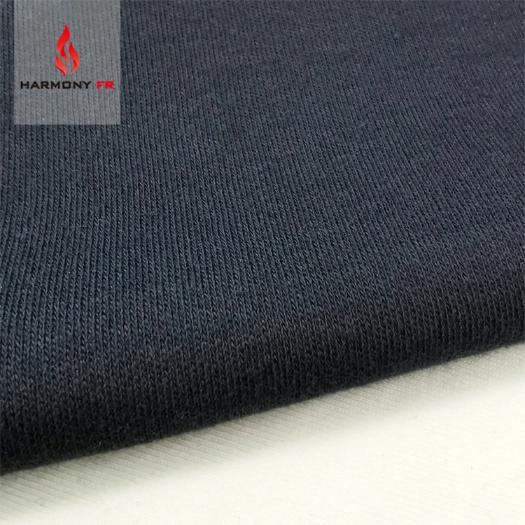Опт NFPA 2112 индивидуальный цвет OEM вес 240gsm EN11612 FR 100% хлопок огнестойкая трикотажная FR Interlock огнестойкая ткань
