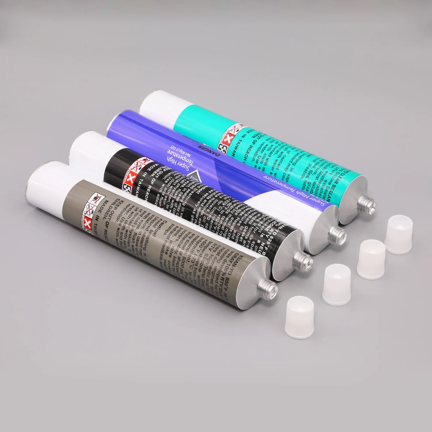 High Quality 20ml Aluminum Acrylic Adhesive Glue Tube Packaging with Screw  Round Mouth