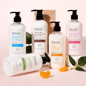 Private Label Centella Repair Shea Butter High Moisturizing Sweet Apricot Essential Oil Sweet Grapefruit Body Lotion