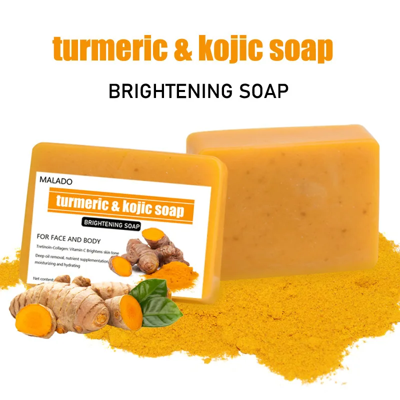 Disques Nettoyants Visage Curcuma & Acide Kojic - 40 Pièces Éclaircissants & Purifiants
