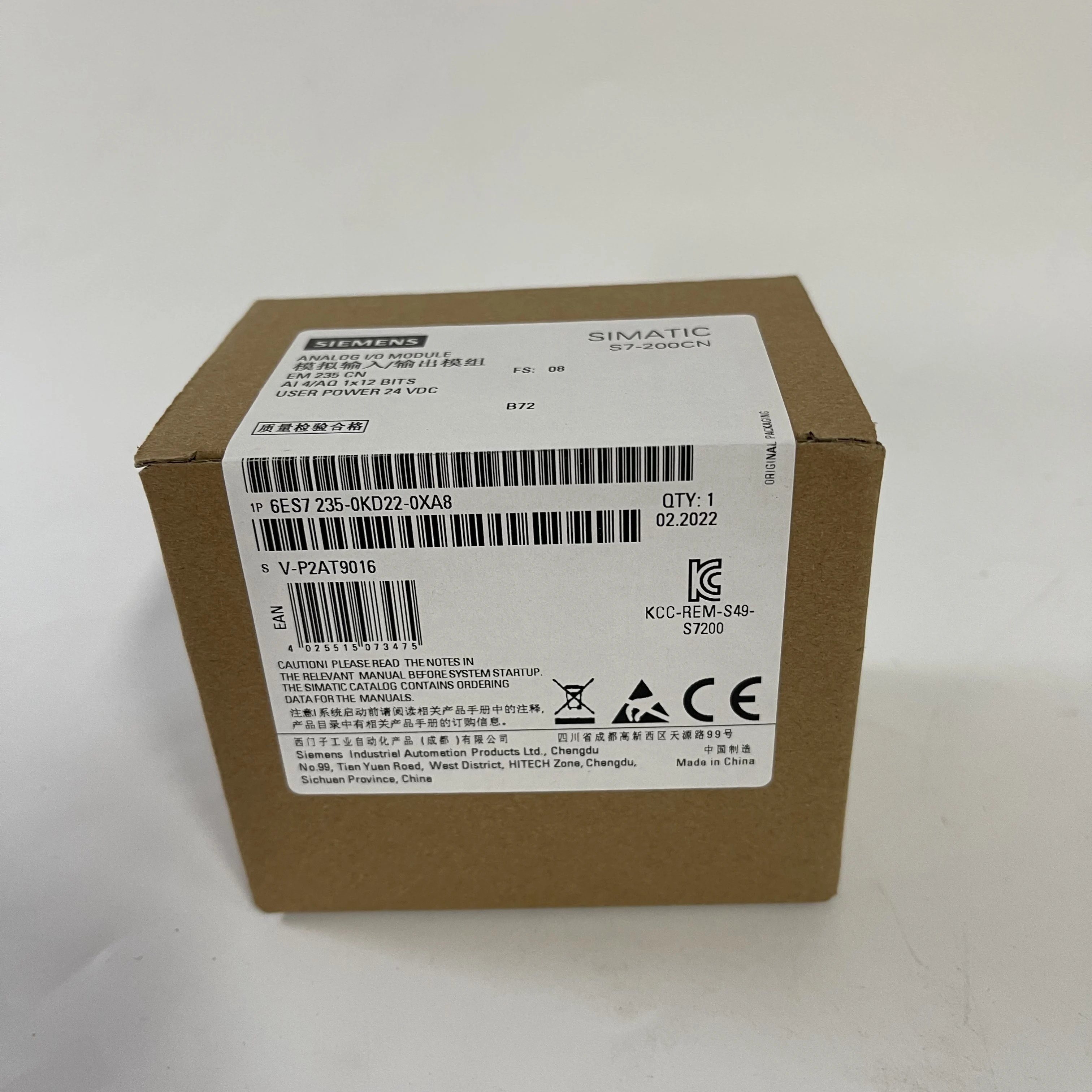 Siemens Digital Input Module 6ES7235-0KD22-0XA8 Siemens Digital Input Module 6ES7235-0KD22-0XA8