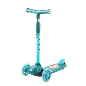 Shining Light Kids Kick Scooter Unisex 3-Wheel Plastic Ride-on Toy for Children Aged 2 to 4 Years Certified with EN71