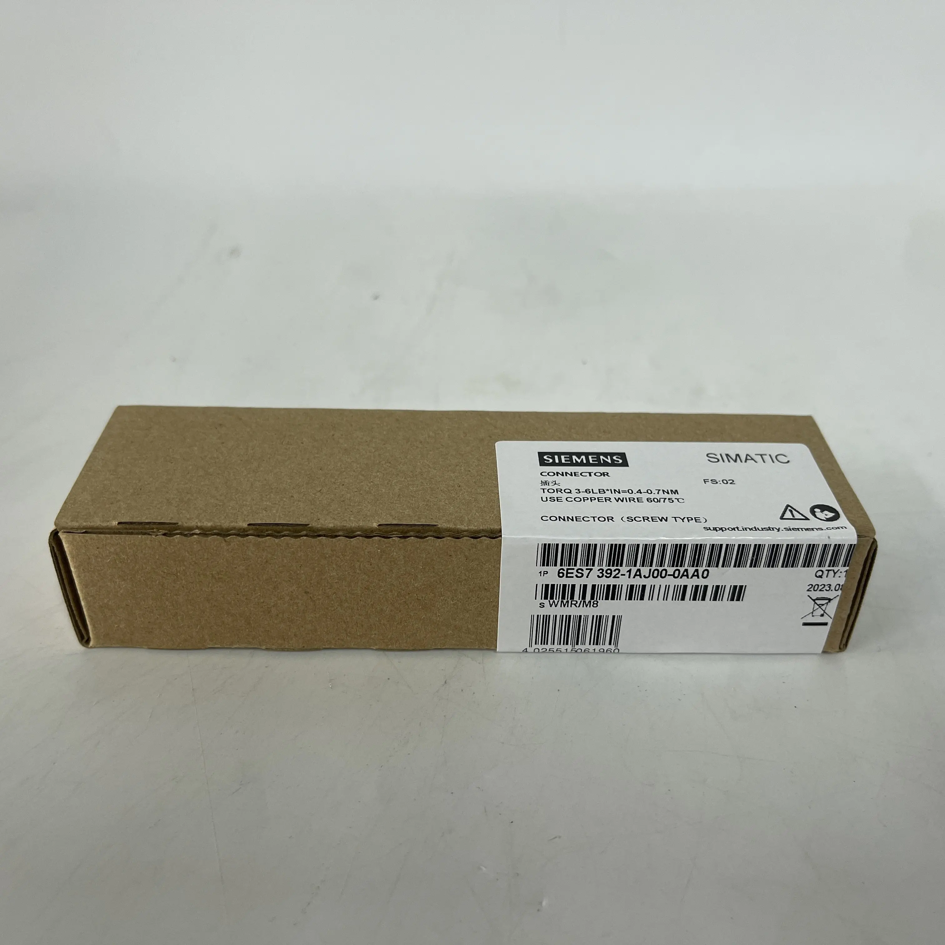 Siemens SIMATIC Front Connector 6ES7392-1AJ00-0AA0 Siemens SIMATIC Front Connector 6ES7392-1AJ00-0AA0
