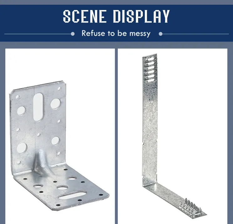 Custom Galvanized Metal Wood Angle Timber Connector Galvanized I Beam