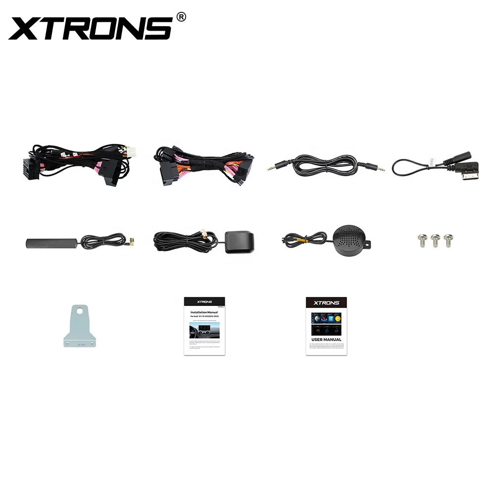 XTRONS 12.3 Inch Octa Core 4+64GB Global 4G LTE Android Car Stereo Multimedia Player with Fully-laminated Screen for Audi A1