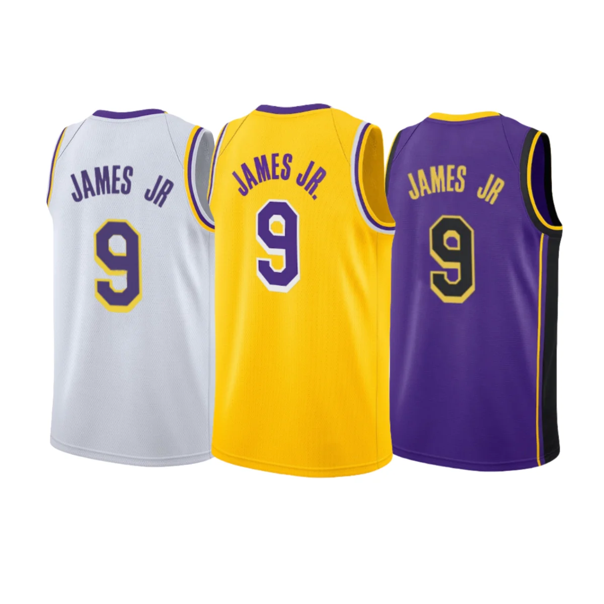 2024 Новый 9 Bronny James JR. Баскетбольная униформа, оптовая продажа, мужские рубашки высшего качества, баскетбольная майка