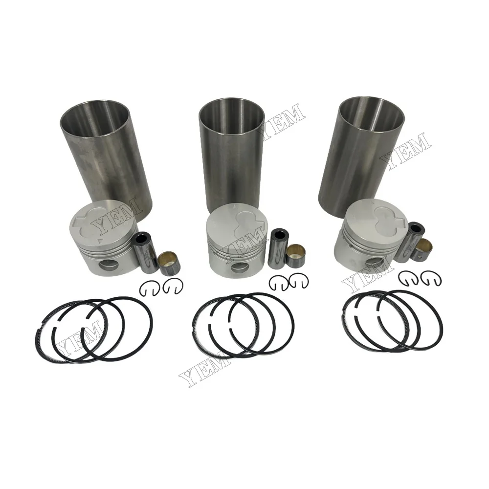 Cylinder Liner Kit Fit for Mitsubishi K3H Engine