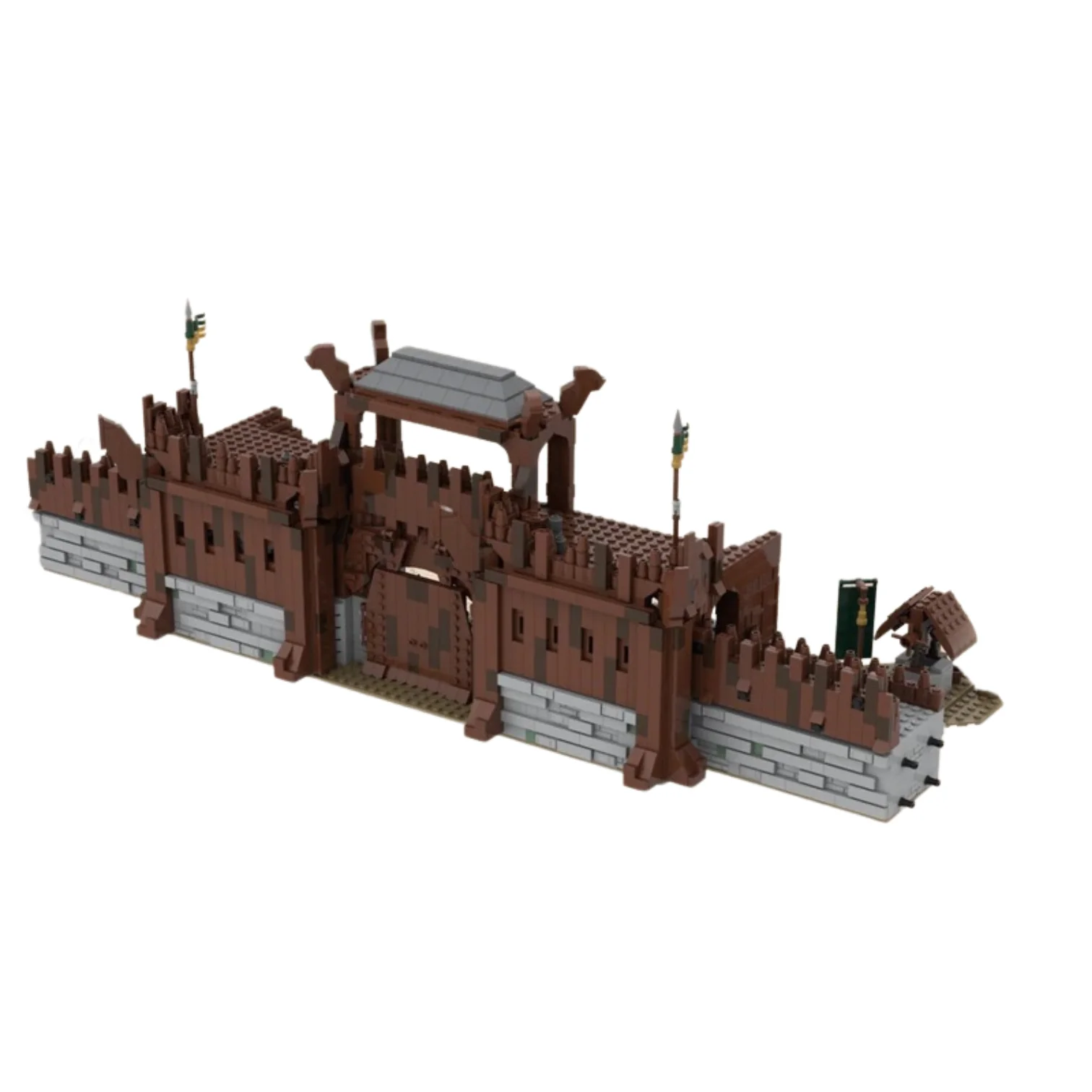 The Lord of the Rings UCS Edoras Great Walls MOC-65377 Building Blocks Bricks Christmas Gift 2248pcs/set