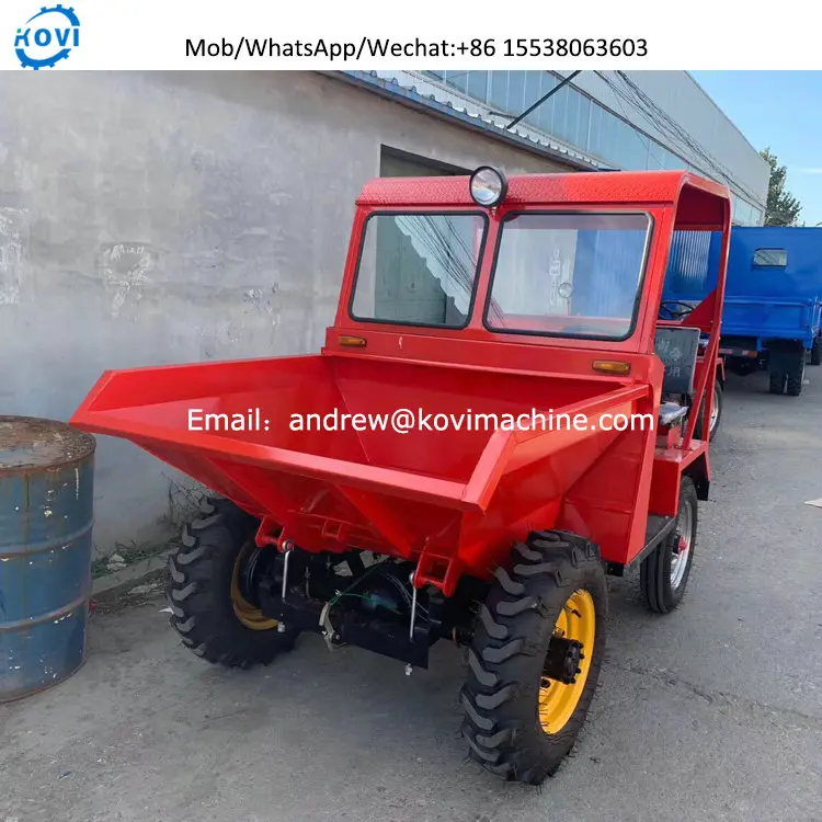 1000kg Front End Loader Bucket Tipping Car Site Dumper Trucks for Sale