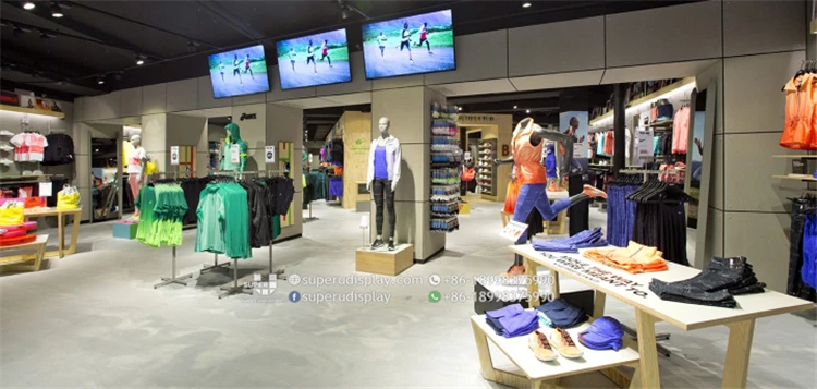 Source Latest Stylish Rebel Sports Store Interior Fashion Design