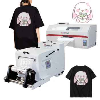 Hot Selling Xp600 Dual Head Dtf Retracting System Printer A3 Inkjet Clothing Printing Machine