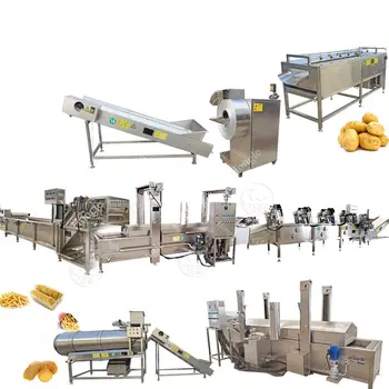 Electric French Fries Machine Price French Fries Processing Machine Customized