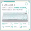 AK820 -Interruttore blu-Bianco-Luce blu- Fai da te