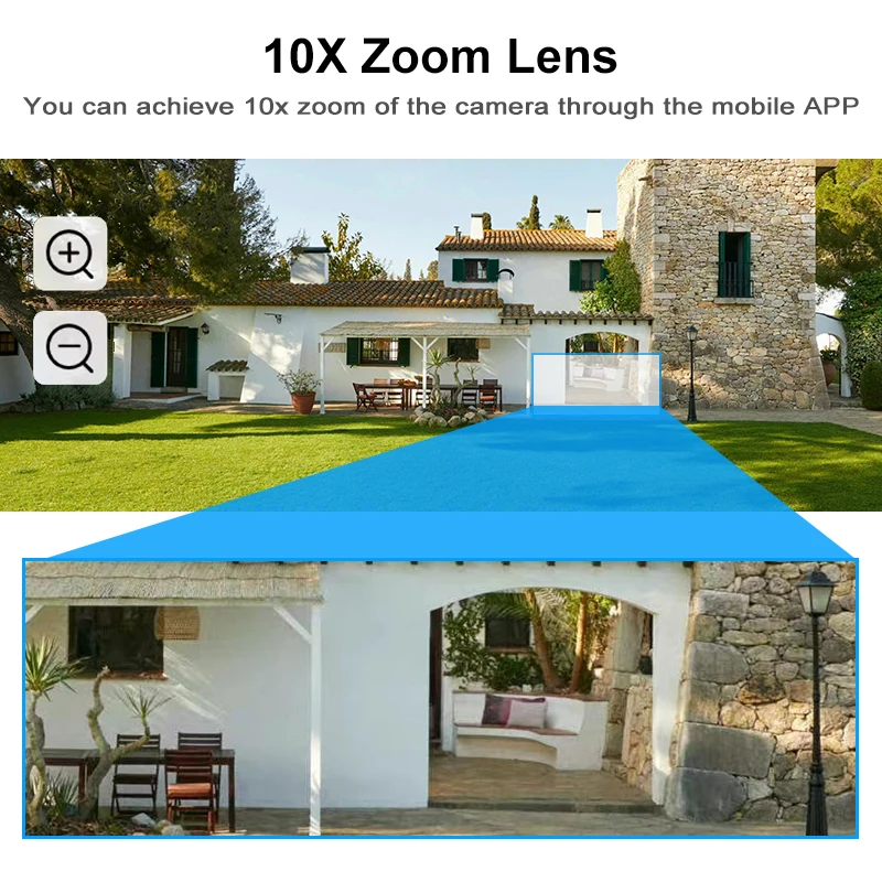 Yoosee Factory Price Wireless 360 IP Camera with 3 Lens 3 View Network WIFI Security Outdoor PTZ Night Vision Function