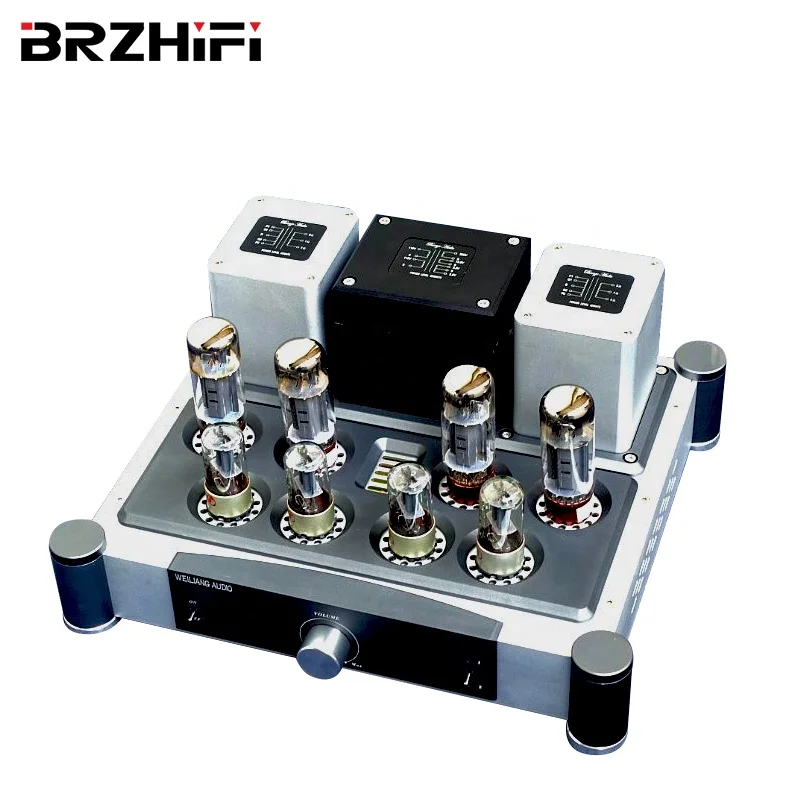 BRZHIFI A40 EL34 Push-Pull Tube Amplifier - 40W*2 HiFi Audio Power