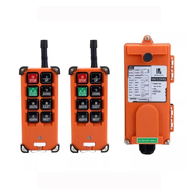 F21-E1B High quality and convenient intelligent industrial bridge tower crane with wireless crane remote control