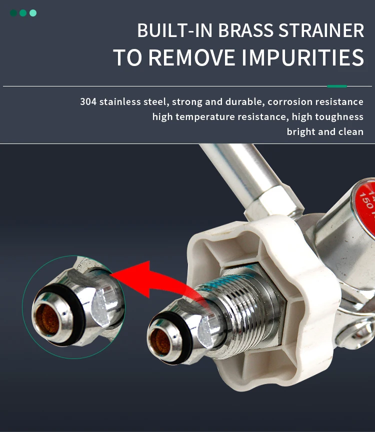 MEDEASE Bullnose-Vertical Medical Float High Flow CGA992 Oxygen Gauge ...