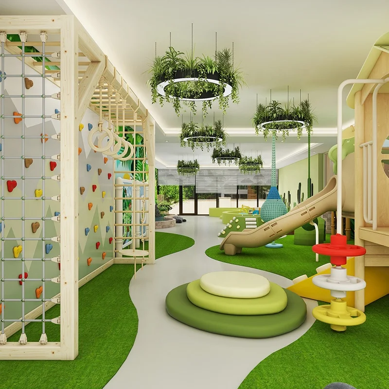 Design Indoor Play Area For Home Safety Preschool Climbing