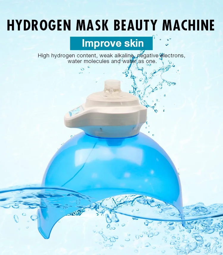 Photon Therapy LED Skin Rejuvenation Mask Spa Hydrogen Machine  
