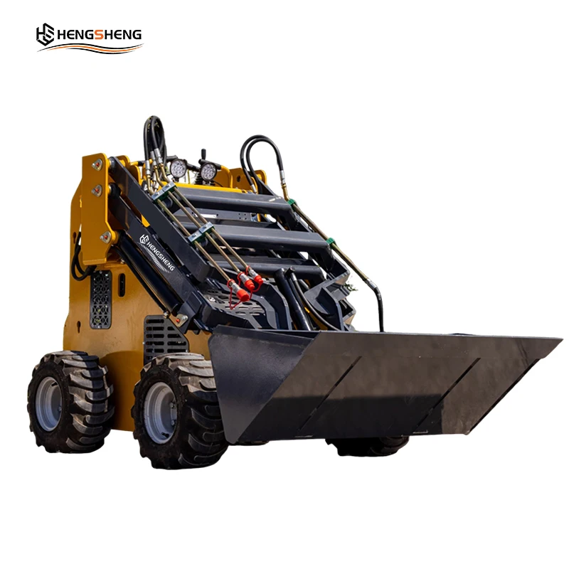 Free Shipping Weight 950kg Convenient Small Sliding Loader CE/EPA/EU Certification Koop Engine Durable Mini Skid Steer Loader