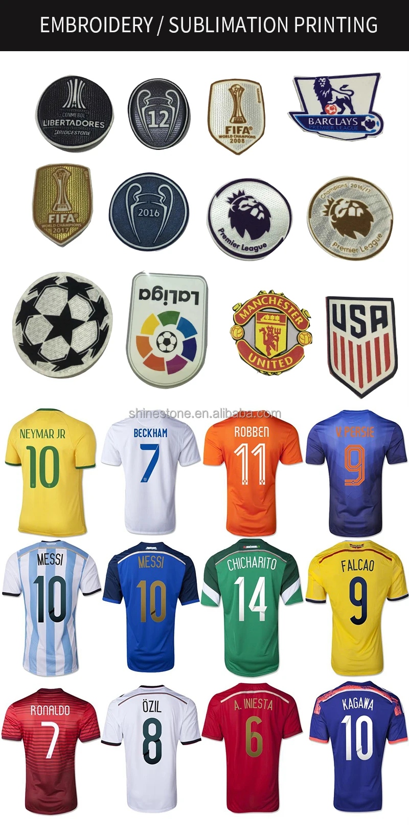 Buy Free Shipping Factory Promotion Price Custom Football Jersey Set  Pattern World Cup Soccer Jersey from Shenzhen Cuichang Garment Co., Ltd.,  China