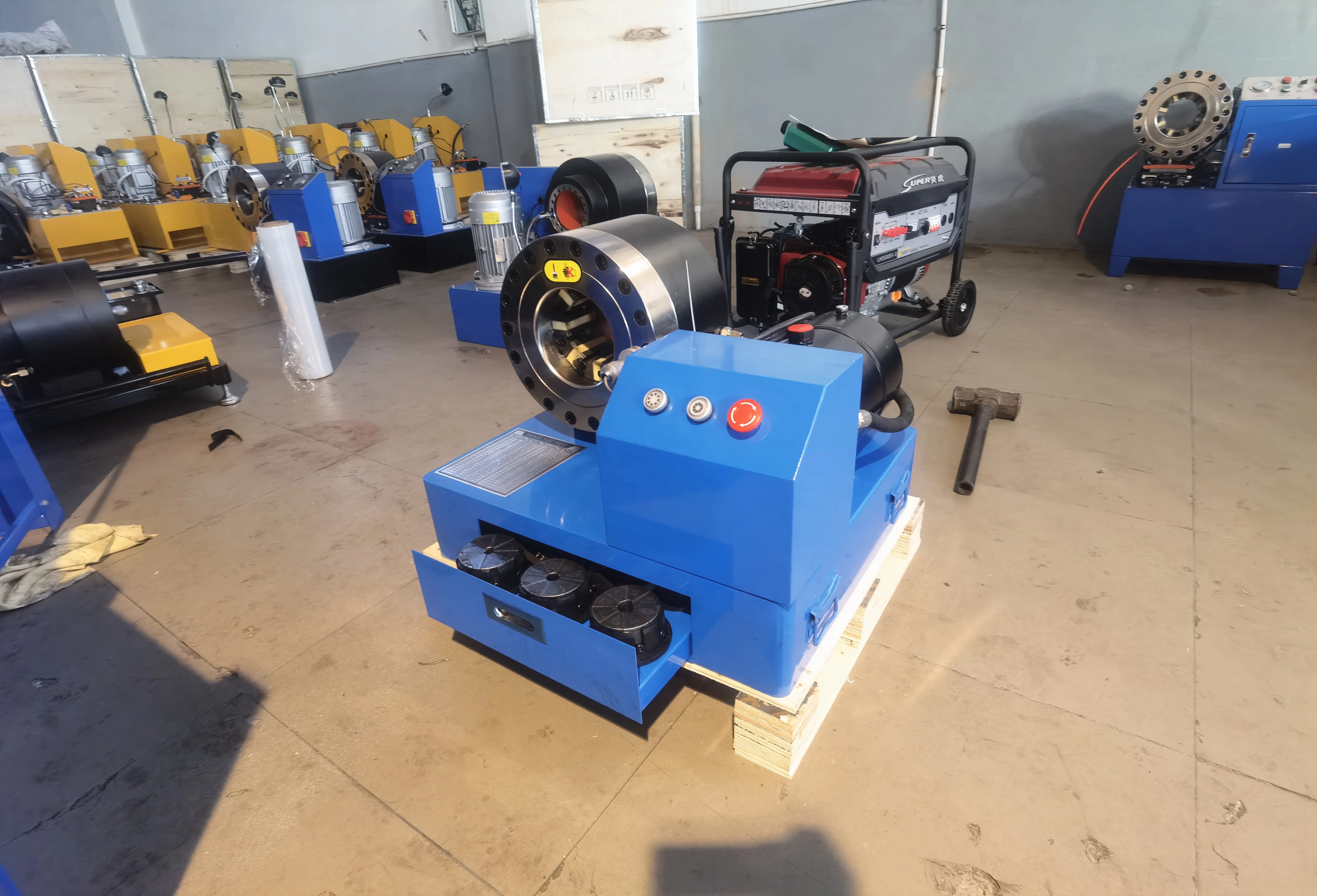 Battery 12V Dc 1/8-1.1/2'' 24V P16 Tube Hose Press Crimper 1'' Industrial Hydraulic Pipe Crimping Machine