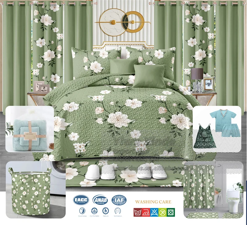 26 Piece Bedding Sets With Matching Curtains Cotton Bedding Set With
