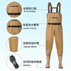 2025 model khaki-pocketed zippered double-knee design