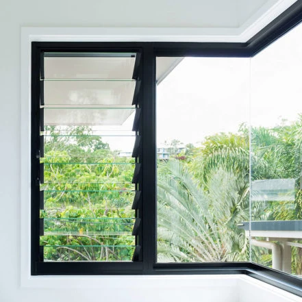 Motorised Automatic Manual Jalousie Window Glass Louvre Louver Windows
