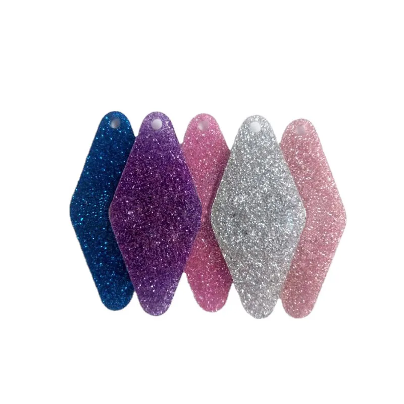 Plastic Acrylic Motel Keychain Custom Logo Promotional Color Glitter Translucent Hotel Keychain in Bulk Zinc Alloy 7 Days 001