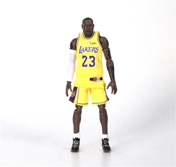 NBA Small Stars LeBron James Action Figure Lakers 2019-20 Jersey