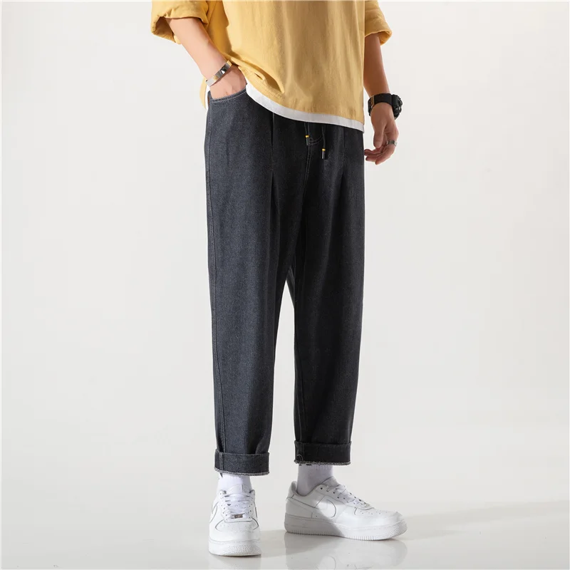 Japanese Raw Denim Baggy Jeans High Quality Comfort