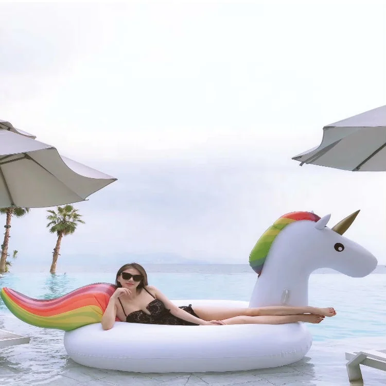 large inflatable unicorn