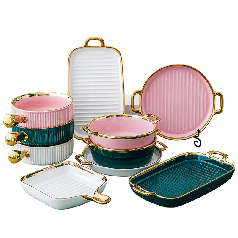 JIUWANG Bakeware OEM Custom Casserole Dish Kitchen Wares Set Cooking Utensil Mini