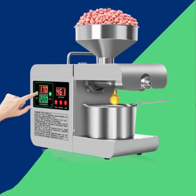 Small Automatic Oil Press Multi-functional Household Oil Press Plant Oil Extraction Machine