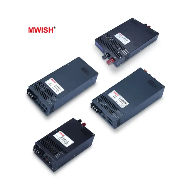 S Series High power model  SPMS 1000 3000W Switching Power Supply Adjustable 72V 48V 36V 24V 12V Variable Power supply