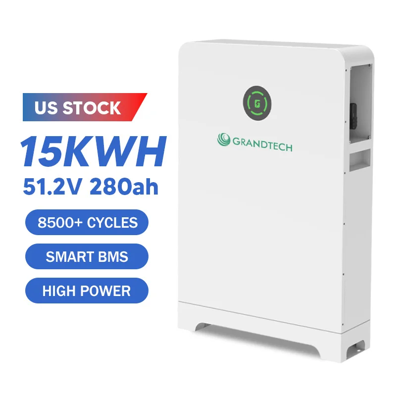 Batería residencial tipo suelo LiFePO4 51.2V 10kWh 15kWh 30kWh 280Ah 304Ah 314Ah, paquete de baterías LiFePO4 de 48V para almacenamiento domiciliario