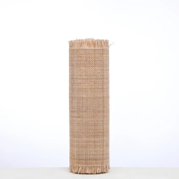 Wholesale Rattan Cane Webbing Roll Natural Hexagonal Mesh Furniture Bleached Open Woven With Top Quality